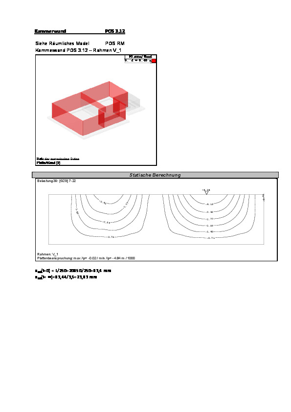 Wandbemessung